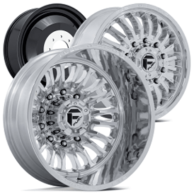 22" Fuel Wheels D891 Arc Dually Polished Off-Road Rims