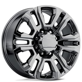 20" Performance Replicas Wheels PR207 Black Chrome Rims