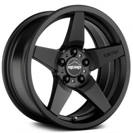 17" Reika Wheels Seeker R15 Satin Black Flow Formed Crossover Rims