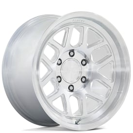 18" KMC Wheels KM446 Mesa Raw Machined Off-Road Monoblack Forged Rims