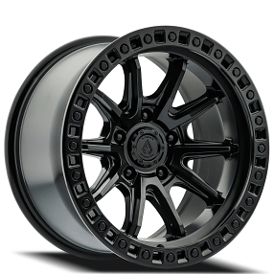 20" Arena Wheel Co A103 Mission Satin Black 5-Lug Off-Road Rims 