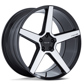 20" Niche Wheels NC283 Modena Gloss Black with Machined Face Rims