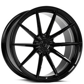 20" Dolce Performance Wheels Veloce Gloss Black Rims