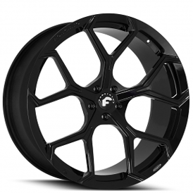 20" Forgiato Wheels Quadri-M Gloss Black Forged Rims