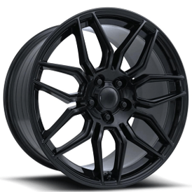 19" Corvette C8 Z06 Wheels FR 401F Gloss Black Flow Formed OEM Replica Rims 