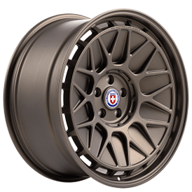19" Staggered HRE Wheels 500 GTM Satin Bronze Monoblock Forged Rims
