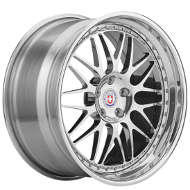 22" HRE Wheels 540C Polished Clear Center with Outer and Inner Barrel Forged Rims