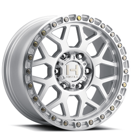 20" Hostile Wheels H601 Rapture Silver Machined Off-Road Rims