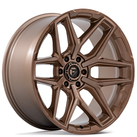 20" Fuel Wheels FC854 Flux 6 Platinum Bronze Off-Road Rims