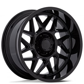 20" Moto Metal Wheels MO812 Turbine Gloss Black Off-Road Rims