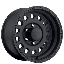 16" Raceline Wheels 887B Rockcrusher Satin Black Off-Road Rims
