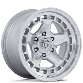 17" Fuel Wheels FC894 Core Hyper Silver with Machined Face Flow Formed Rims