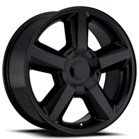 20" Chevy Tahoe Wheels FR 31 Gloss Black OEM Replica Rims 