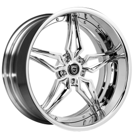 22" Lexani Forged Wheels LF-733 Insignia Chrome Rims