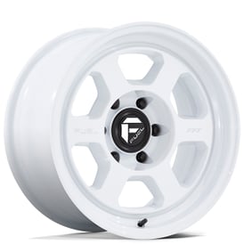 18" Fuel Wheels FC860 Hype Gloss White Off-Road Rims