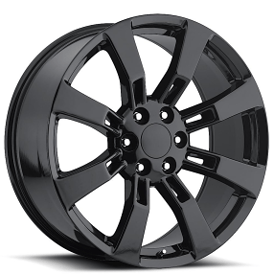20" GMC Denali / Escalade Wheels FR 40 Gloss Black OEM Replica Rims 