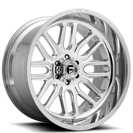 20" Fuel Wheels D721 Ignite Polished with Milled Off-Road Rims 