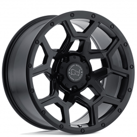 17" Black Rhino Wheels Overland Matte Black Crossover Rims