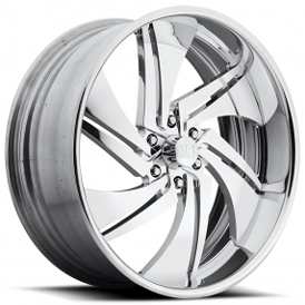 28" U.S. Mags Forged Wheels Phantom 6 US474 Polished Tuckin Series Rims