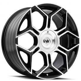 20" Mazzi Wheels Libra 379 Gloss Black Machined Rims
