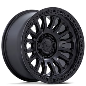 17" Fuel Wheels FC857 Rincon SBL Matte Black with Gloss Black Lip Off-Road Rims
