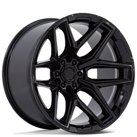 20" Fuel Wheels FC854 Flux 6 Gloss Black Off-Road Rims