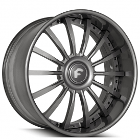 20" Forgiato Wheels Piatto Gunmetal XL Floating Cap Forged Rims
