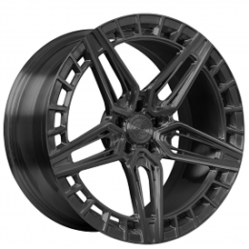22" Staggered Lexani Forged Wheels LF-Euro Sport M-Carrera Black Monoblock Forged Rims
