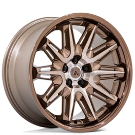 20" Asanti Wheels ABL-47 Imperator Bronze Machined with Bronze Lip Rims