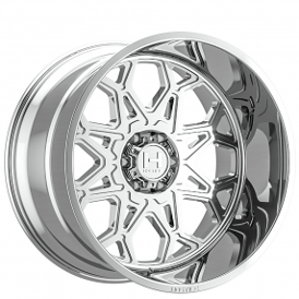 20" Hostile Wheels H132 Anvil Chrome Off-Road Rims