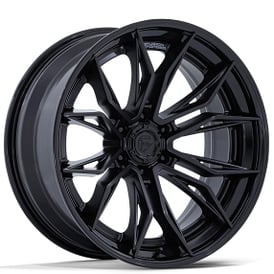 20" Fuel Wheels FC404 Mutiny Matte Black with Gloss Black Lip Off-Road Fusion Forged Rims
