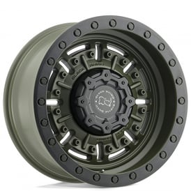 20" Black Rhino Wheels Abrams Orive Drab Green Off-Road Rims 