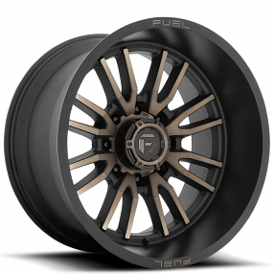20" Fuel Wheels D762 Clash 8 Matte Black with Dark Tint Off-Road Rims
