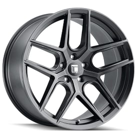 22" Touren Wheels TR79 3279 Brushed Matte Black with Dark Tint Rims