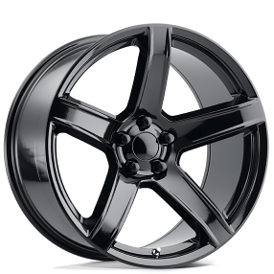 20" Staggered Performance Replicas Wheels PR209 Gloss Black Rims