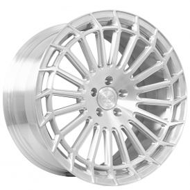 19" Lexani Forged Wheels LF-Euro Sport M-Modena Brushed Silver Monoblock Forged Rims