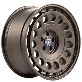 22" HRE Wheels 037 GTM Satin Bronze Floating Cap Monoblock Forged Rims