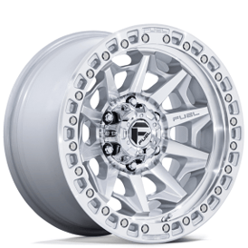 20" Fuel Wheels D883 Covert Silver with Machined Face Off-Road Rims