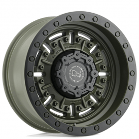 18" Black Rhino Wheels Abrams Orive Drab Green Off-Road Rims 
