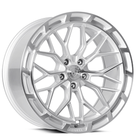 19" Dolce Performance Wheels Magari Gloss Silver Rims