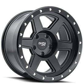 20" Dirty Life Wheels Compound 9315 Matte Black Off-Road Rims