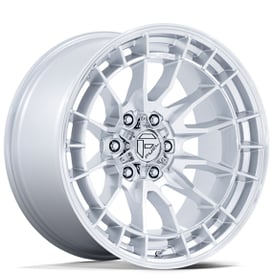 17" Fuel Wheels FC888 Revolt Hyper Silver with Machined Face Off-Road Rims