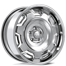 24" U.S. Mags Forged Wheels Prescott UF071 Polished Vintage Forged 2-Piece Rims