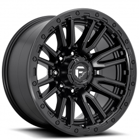 22" Fuel Wheels D679 Rebel Matte Black 8-Lug Off-Road Rims 