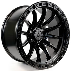 20" Arena Wheel Co A103 Mission Satin Black 6-Lug Off-Road Rims  