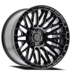 20" Arena Wheel Co A118 Karma Gloss Black Off-Road Rims 