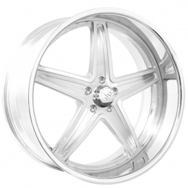 24" Snyper Forged Wheels Bayou Polished Monoblock Forged Rims 
