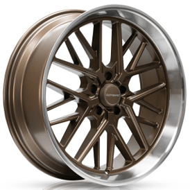 20" Corsart Wheels R504 Kingpin Matte Bronze with Diamond Cut Lip Rims 