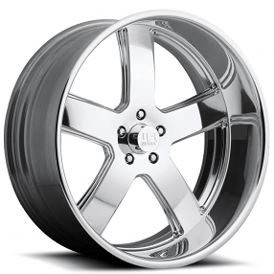 18" U.S. Mags Forged Wheels Hustler US445 Polished Tuckin Series Rims