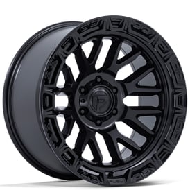 20" Fuel Wheels FC890 Rail Matte Black with Gloss Black Lip Off-Road Rims